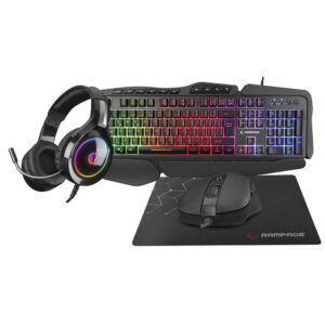 Gamerski SET 4 U 1, Tastatura, Mis, Slusalice LED