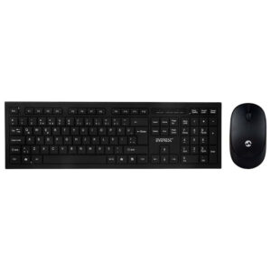 EVEREST KM-6121 crna bežićna Q TASTATURA + MIŠ