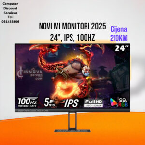 Monitor Mi Xiaomi 24" 100Hz slim