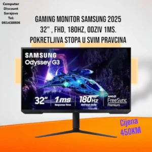Monitor Gaming 32", 180Hz Samsung Odissey G3