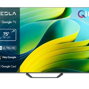 TV 75" Qled Google Android Tesla
